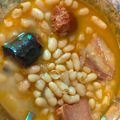 El cooksnap de Sara García Ramajo cuando hizo Fabada Asturiana.