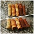 El cooksnap de Yorka cuando hizo Panqueques rellenos de banana y dulce de leche.