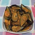 El cooksnap de Marta cuando hizo Mejillones en salsa de tomate picante.
