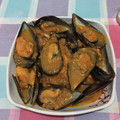 El cooksnap de Marta cuando hizo Mejillones en salsa de tomate picante.
