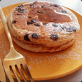 El cooksnap de Toni Martín cuando hizo Pancakes con arándanos con sirope de arce.