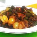 Veena Chopra का कुकस्नैप जब उन्होंने भिंडी दो प्याजा(bhindi do pyaza recipe in hindi) बनाया था।