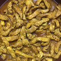 El cooksnap de Jonas Cobos cuando hizo Tiras de pechuga de pollo con especias y miel.