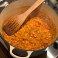 Sam Meadley's cooksnap of when they made Sweet potato peanut curry.