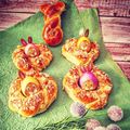 Christina Hoos's cooksnap of when they made Osterkränze / Osterhasen.