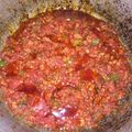 El cooksnap de Leonardo Salomon Ruiz cuando hizo Salsa Matriciana.