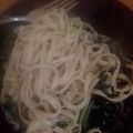 El cooksnap de Diana Giunta cuando hizo Espaguetis al dente con espinacas, champiñones y queso🌱🌸.