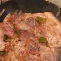 El cooksnap de Arita cuando hizo Chuletas de paleta de cerdo en el wok.