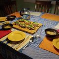 Jonathan Argue's cooksnap of when they made Okonomiyaki (Japanese Savory Pancake).