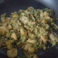El cooksnap de Maka Sfc cuando hizo Tallarines de calabacín con gambas.