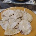 El cooksnap de Lisa🍒 cuando hizo Ravioles con jamón y crema de leche.