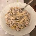 Kalmár Ádám Cooksnap-ja, amikor elkészítette a(z) Tejszínes - mustáros csirkeragu, gombával receptet.
