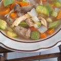 El cooksnap de Diana Laóura Montes cuando hizo Caldo de pollo ESPECIAL.
