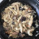 El cooksnap de Jonas Cobos cuando hizo Pechuga de pollo con champiñones.