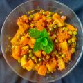 Priyangi Pujara's cooksnap of when they made Gajar Matar ki Subji.