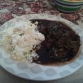 El cooksnap de CHDF cuando hizo Carne Mongoliana.