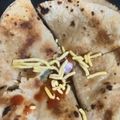 Mukta Shukla 's cooksnap of when they made Roti samosa.