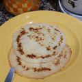 El cooksnap de Laura Saracho cuando hizo Panqueques Sin Tacc.
