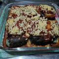 El cooksnap de mercedes barranque cuando hizo Lasagna de berenjenas.