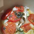 Cooksnap από Ntina Konstantina στη συνταγή Κοκκινόψαρο πλακί για μωράκια