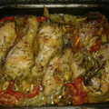 El cooksnap de Manuel Castilleja cuando hizo Muslos de pollo al horno.