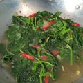Cooksnap dari rosandra dwi untuk resep Cah Bayam Bumbu Kencur
