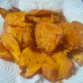 Cooksnap Aqilah Balqis semasa beliau membuat Keledek Goreng.