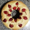 El cooksnap de Patricia Copello cuando hizo Torta con frutillas.