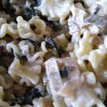 El cooksnap de Carmeta cuando hizo Pasta verde con espinacas y champiñón.