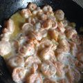 El cooksnap de Paola Verdin cuando hizo Camarones con mantequilla y ajo.