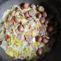 Cooksnap dari yayuk narr untuk resep Oseng sawi putih bakso pedas simple