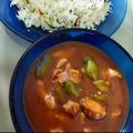 Zobia Sajjad's cooksnap of when they made Sizzling Garlic burnt fried rice with chicken Manchurian.