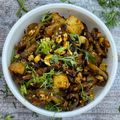 Geeta Panchbhai का कुकस्नैप जब उन्होंने करेले की भुजिया (karele ki bhujiya recipe in Hindi) बनाया था।
