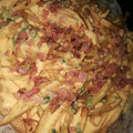 El cooksnap de Florencia Demaria cuando hizo Papas fritas con salsa cheddar y verdeo.