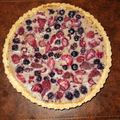 El cooksnap de Pamela Ponce cuando hizo Kuchen sureño de arándanos y frambuesas.