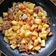 El cooksnap de Carmen Conejo Mico cuando hizo Pasta con chuleta en crema de chipotle.