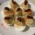 El cooksnap de carmen manzano cuando hizo Huevos rellenos de atún y aguacate.