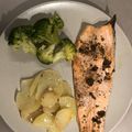 El cooksnap de Isa Tárrega cuando hizo Trucha al horno con limón y orégano.