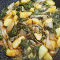 El cooksnap de Maite cuando hizo Acelgas rehogadas con patatas.