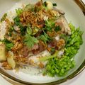 รูป Cooksnap ของ Thai Seafood Mart เมื่อเขาทำ ข้าวต้มแห้งปลากระพงเบคอน