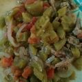 El cooksnap de Wendy Martir cuando hizo Tiritas de carne con jitomate, nopales y chipotle.