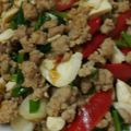 รูป Cooksnap ของ Jeerawan Tong U Don เมื่อเขาทำ หมูสับผัดไข่เค็ม