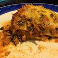 Aisha Ginn-Clark's cooksnap of when they made Ray's' Three Meat Lasagna.
