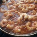 El cooksnap de yaneth jimenez cuando hizo Camarones a la diabla.
