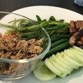 รูป Cooksnap ของ Duke Saiyawongse เมื่อเขาทำ น้ำพริกปลาทูแห้งผักบุ้งลวก