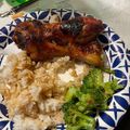 Misti Bryan's cooksnap of when they made Honey soy chicken drumsticks.