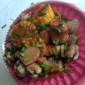 Cooksnap dari Listy Wijaya untuk resep Seafood Saus Padang (Udang, Cumi, Kerang)