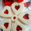 Neelam Chopra's cooksnap of when they made Heart Shape Bread Jam.