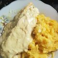 El cooksnap de Johana Fiat cuando hizo Puré con pollo a la mostaza.
