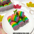 Cooksnap dari Yusra Sfa untuk resep Mini Roll Cake Rainbow